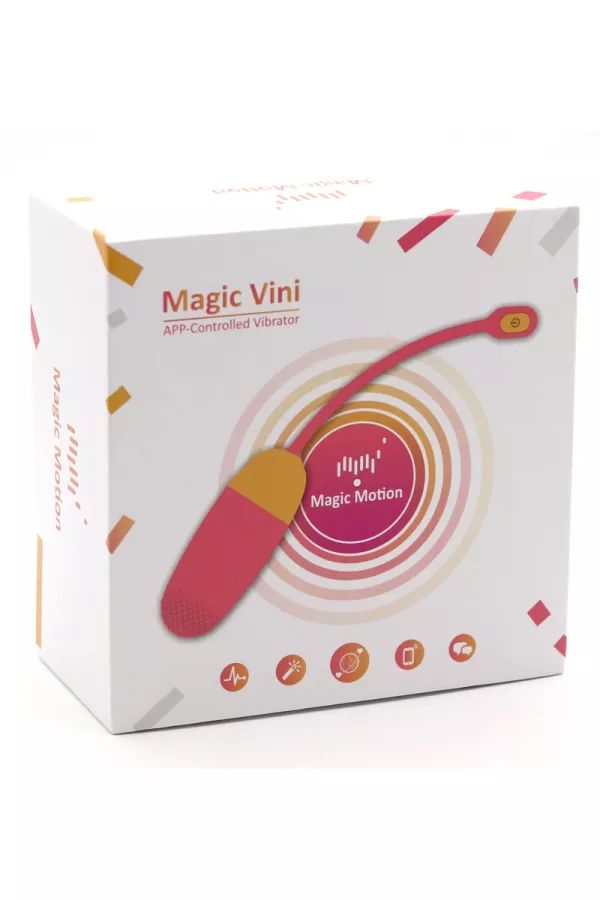 Vibrating egg connected Magic Vini Orange