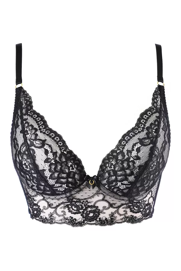 Reggiseno senza spalline nero V-10511