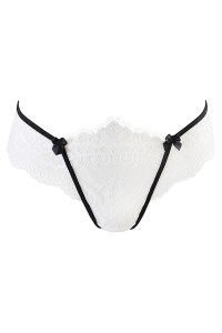 Pizzo bianco perizoma V-10488 - Axami