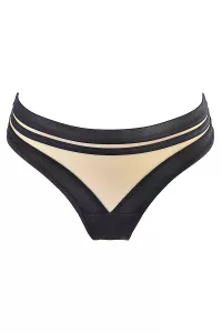 Brasilianische schwarz String V-10495