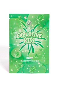 Mint sparkling candy