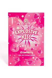 Strawberry sparkling candy