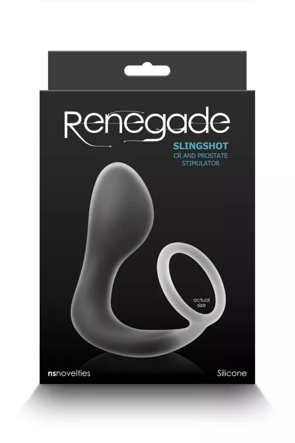 Plug prostatique avec cockring Renegade Slingshot