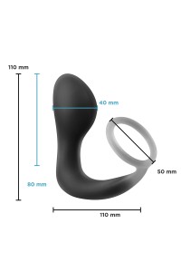 Prostatic plug with cockring Renegade Slingshot