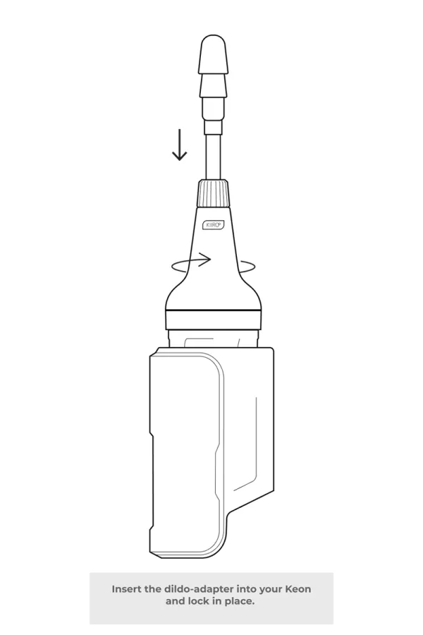 Dildo-Adapter für Keon