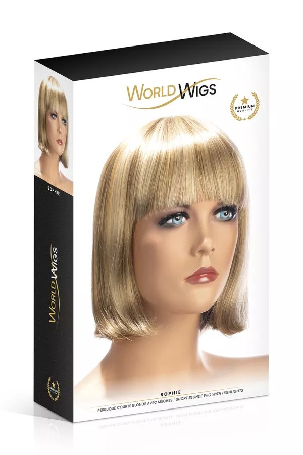 Sophie Blonde Perücke mit Wicks