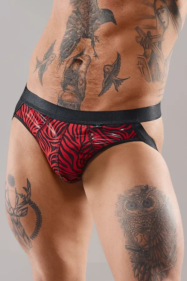 Jockstrap in Zebra Tüll