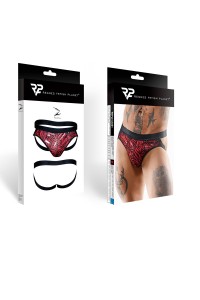 Jockstrap en tulle zébré - Regnes