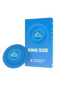 6 preservativi king size Love Match