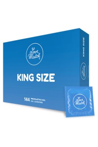 144 King size condoms Love Match