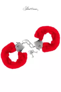 Red wrist cuffs