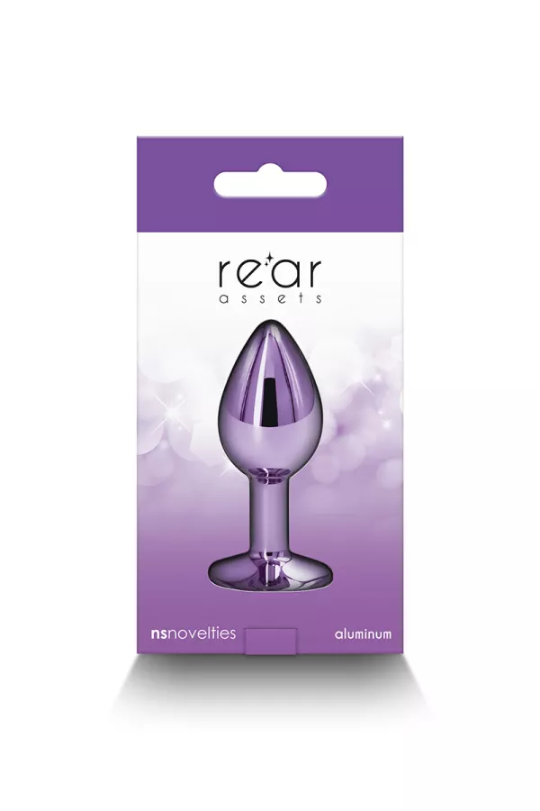 Plug jewel aluminium chrome purple S