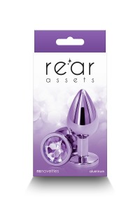 Plug jewel aluminium chrome purple M