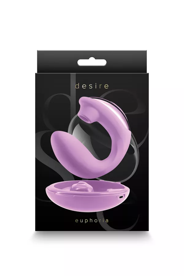 Doppio stimolatore Desire Euphoria - rosa