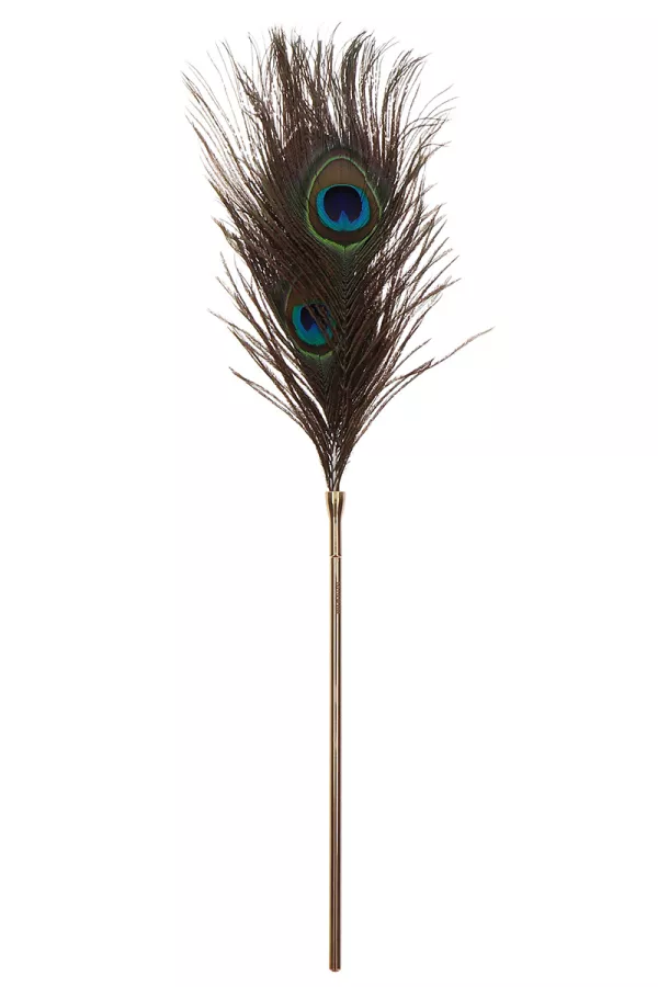 Plumeau with caresses Peacock Tickler