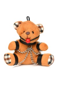 Porte-clés Teddy Bear bâillonné