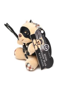 Portachiavi BDSM Teddy Bear con fustigatore