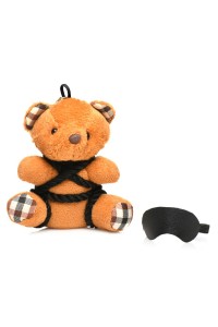 Porte-clés Teddy Bear en tenue Bondage