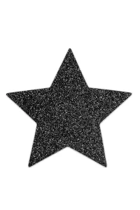 Brustschmuck Flash Star Schwarz