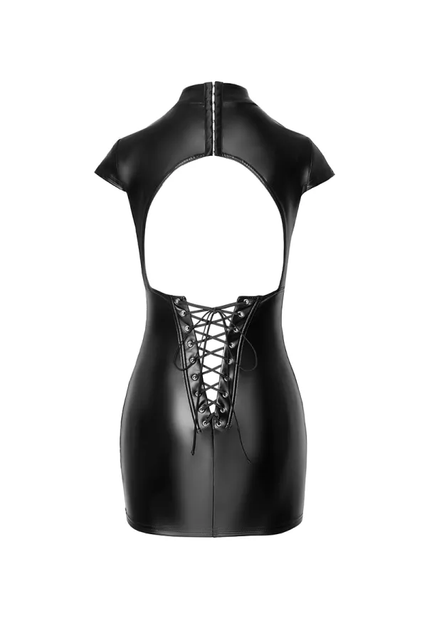 Lace-up back dress Fantasy F309 wetlook