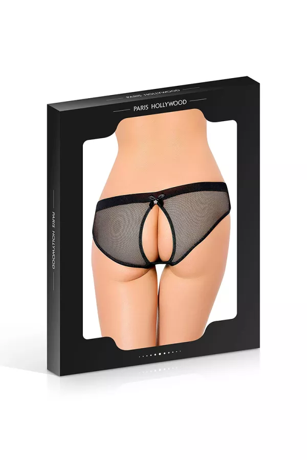 Open pantiesin black resilt