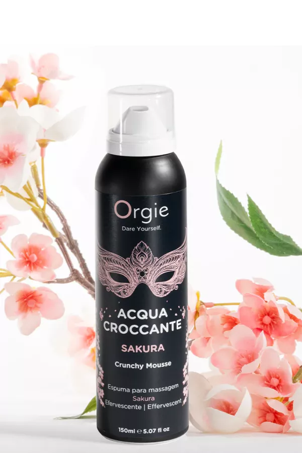 Mousse de massage Sakura - Orgie - Sexshop Tentations